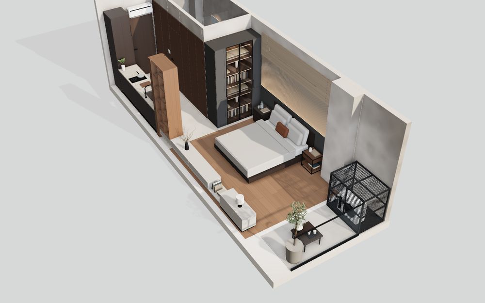 3D model of the Studio 16A